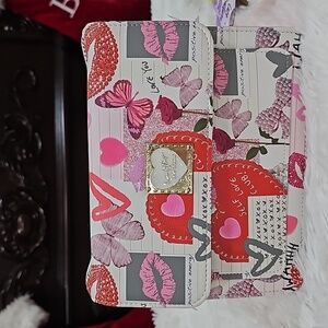 NWT PINK n MULTI COLOR LUV BETSEY DMF HANDBAG